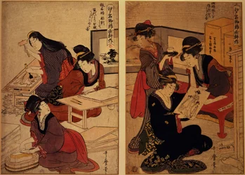 Artisans Making a Woodcut, c.1857